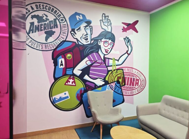 Sala de la oficina especializada en novios